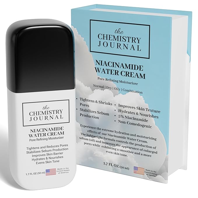 Niacinamide Water Cream - Ultimate Hydration, Oil Control, Moisturized Protection and a Radiant, Even Complexion. Made in the United States of America