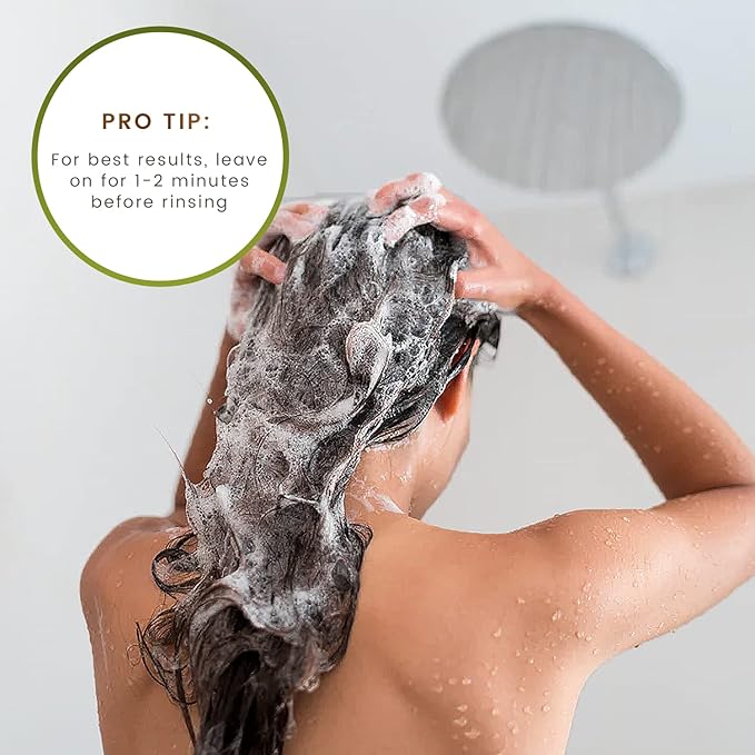 MGA Vegan Hair Conditioner - Organic Formula with Tea Tree for Healthy Hair | Shea Moisture Conditioner with Natural Herbal Scent | Parabens Silicone & Sulfate Free | Unisex | 8.8 Fluid Oz