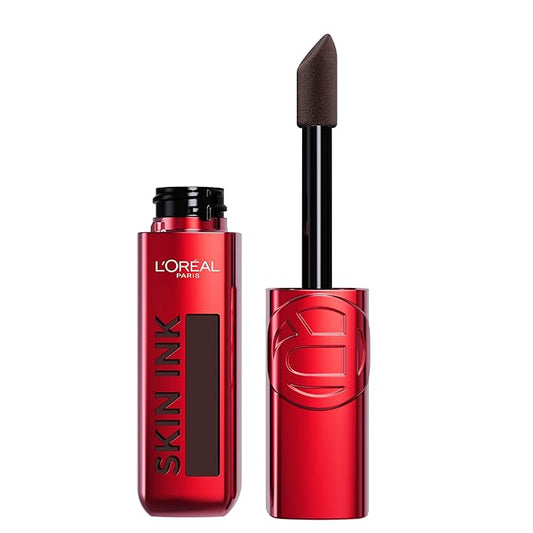 L'Oreal Paris Infallible Skin Ink 2-in-1 Foundation Concealer Hybrid Face Makeup, up to 48HR Transfer-Resistant with Buildable Light to Full Coverage, 465 Rich Cool