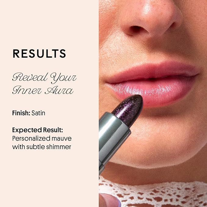 Winky Lux Glimmer Balm, pH Lip Balm, Color Changing Lipstick and Tinted, Vegan & Cruelty Free Lip Balm, Hydrate & Plump, Purple Mauve Lipstick, Aurora