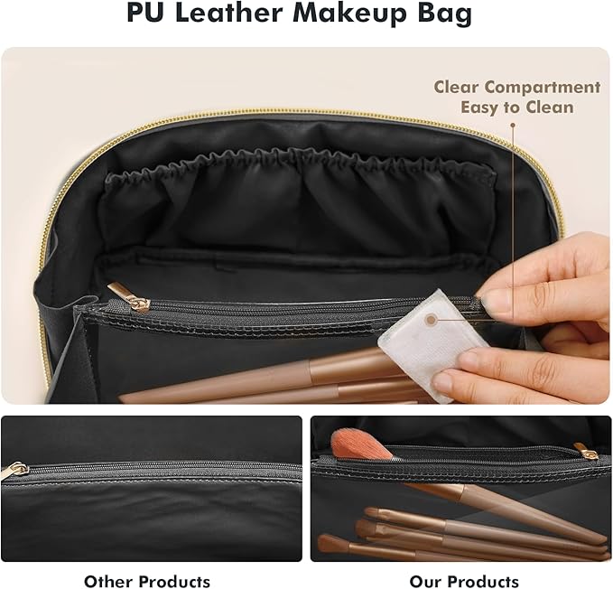 Prite travel cosmetic bag makeup