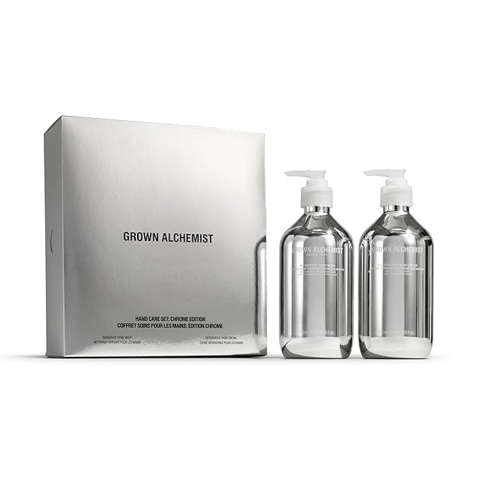 Grown Alchemist, Hand Care Set: Chrome Edition, Holiday Kit