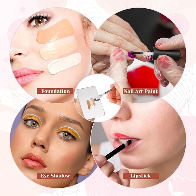 Beauty Spatula, Stainless Steel Makeup Spatula Korean Set