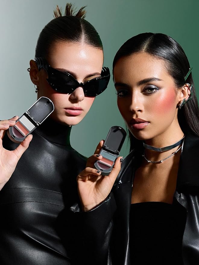 SHEGLAM The Matrix Collection Set All in One Makeup Kit Includes Eyeshadow PaletteLip Balm Highlighter Lip Gloss Blush Make Up Gift Set for Women