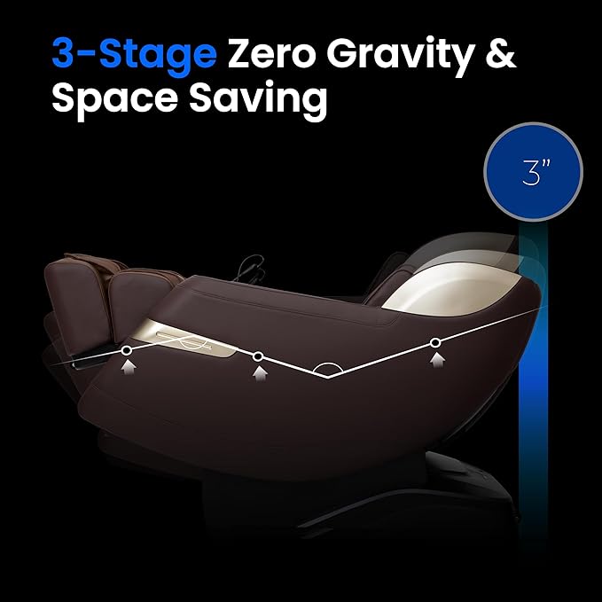 Titan Quantum Massage Chair | Taupe | Full Body & Zero Gravity Features | Customizable Massage Programs