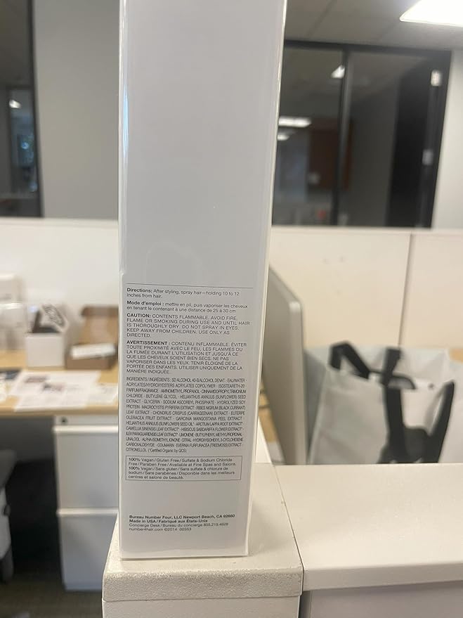 Number 4 Hairspray for Women and Men, Non Aerosol Strong Hold Hair Spray, 6.7 oz