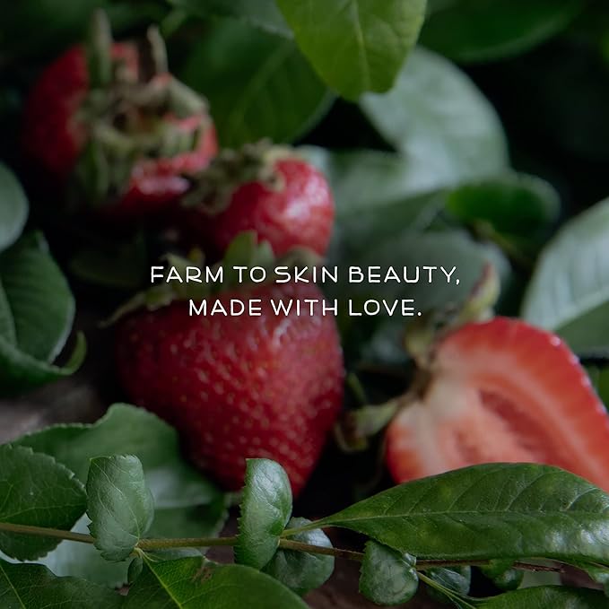 Farmstead Apothecary 100% Natural Anti-Aging Face Cream with Jojoba Oil, 4 oz (Strawberry Gardenia)