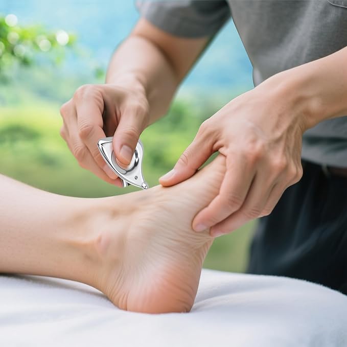 Professional Muscle Scraper - Patented IASTM Massage Tool for Physical Therapy, GuaSha Tool for Myofascial Release - Medical Grade 304 Stainless Steel