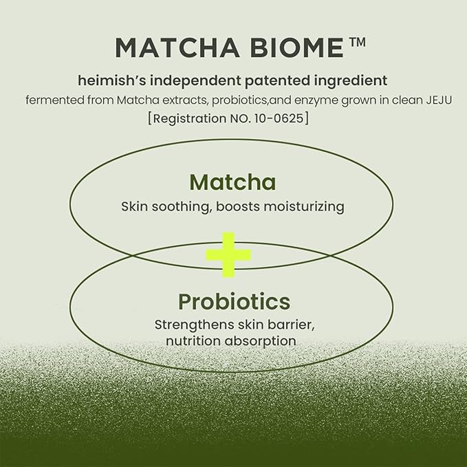 HEIMISH Matcha Biome Oil-free Calming Gel Moisturizer - Moisturizing, Cooling, Soothing, Low Irritating, Non-sticky formula with Matcha, Probiotics, for Oily & Acne-prone Skin, pH 5.5, 3.4fl.oz/100ml