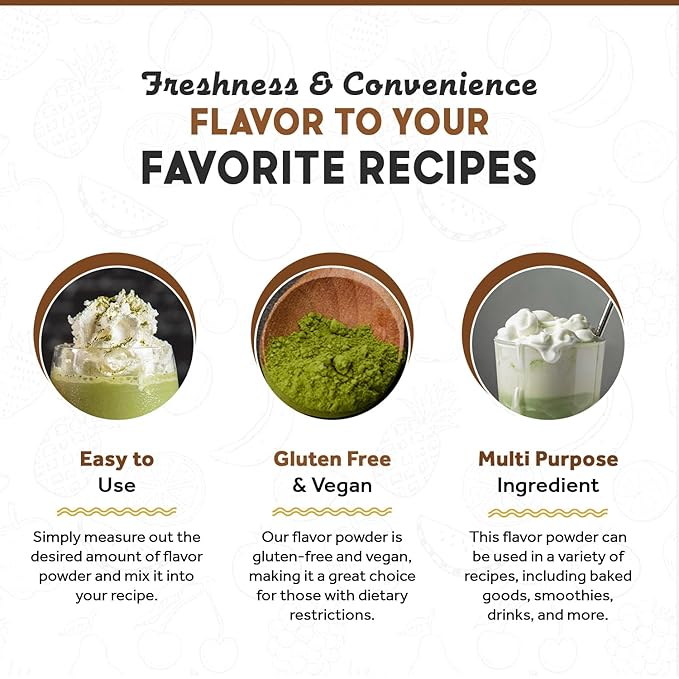 Fanale Premium Matcha Green Bubble Tea Flavoring Powder | Perfect for Baking, Smoothies, Desserts and Drinks | Instant Flavoring Powder for Boba Milk Tea - 2.2 Pounds (Pack of 1)