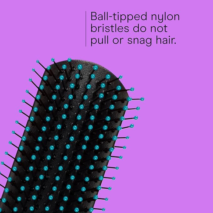 Conair Salon Results Detangling Hairbrush - For Men and Women, All Hair Types with Nylon Bristles