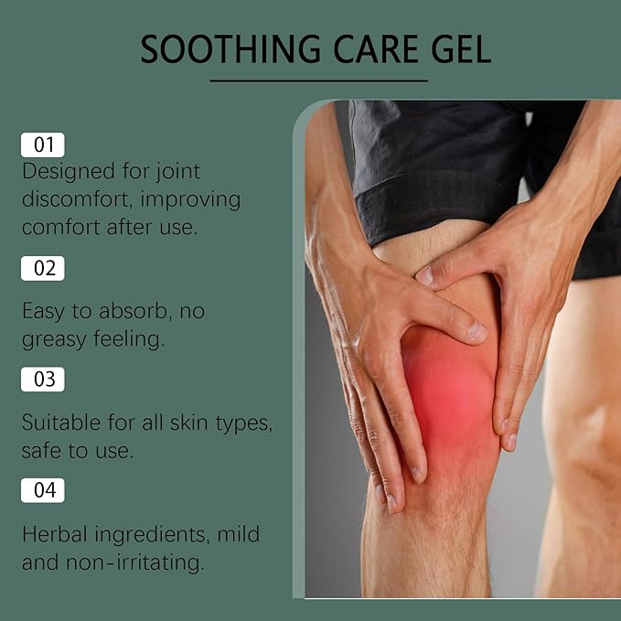 Joint Relief Gel, Soothing Massage Cream, Rapid Muscle Cream for Knees, Lumbar Spine, Neck, Hands and feet (1pcs)