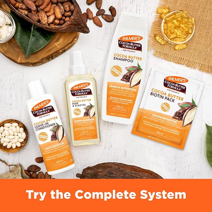 Palmer's Cocoa Butter & Biotin Length Retention Hair and Scalp Oil, 5.1 Ounce