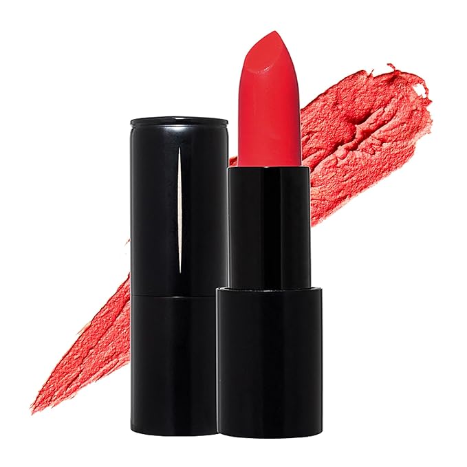 Radiant Professional Advanced Care Lipstick - Ultra Nourishing, Moisturizing Long Lasting Matte Lipstick With Vitamin E- UVA UVB Filters For Sun Protection- VELVET (16 SUNSET – CORAL RED)