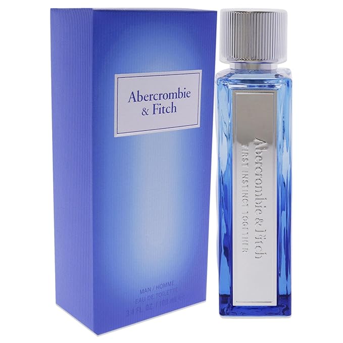 Abercrombie & Fitch First Instinct Together Men EDT Spray 3.4 oz, (ABEPFM018)