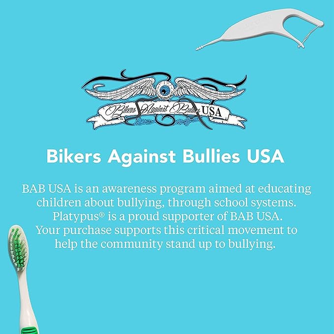 Platypus Orthodontic Toothbrush for Braces | Soft Bristle Braces Toothbrush for Adults & Kids | Angled Bristles for Better Access Around Brackets and Archwires, Comfort Silicone Grip | 1 Count