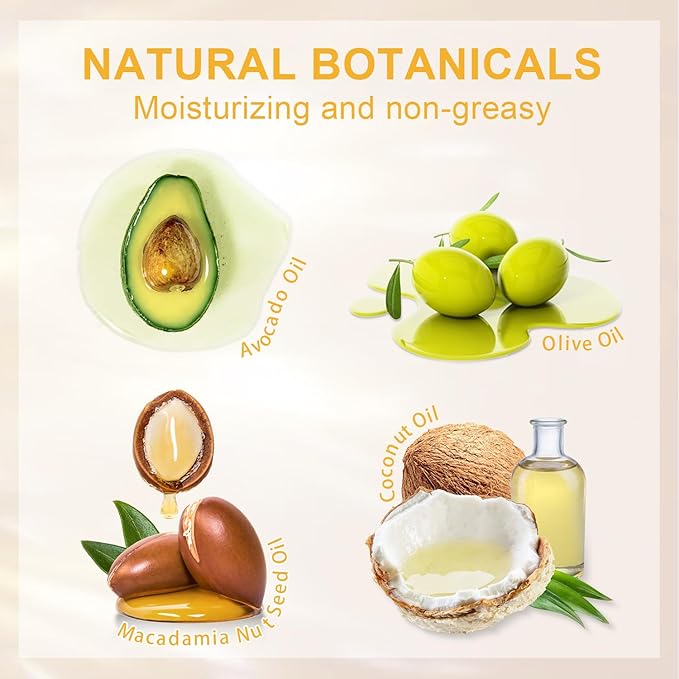 Body Glow Oil, SPF 45 PA+++, Sunscreen Body Oil with AMBER Mica, Moisturizing Coconut with Vitamin E, Glow Moisturizer, Lightweight, Water Resistant, 3.72 fl oz (#3 AMBER)