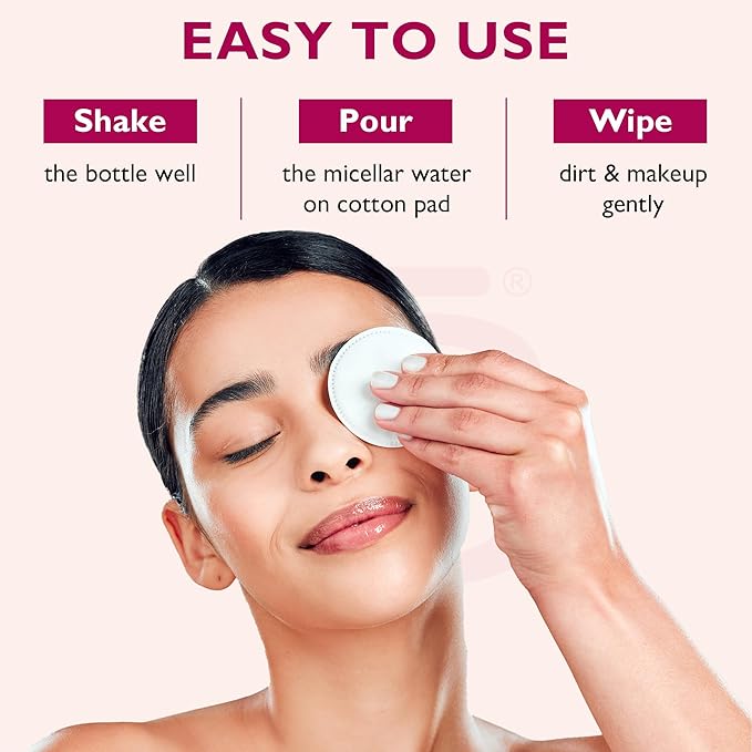 OMIC Biphasic Micellar Water - 4 oz / 118ml - All-in-1 Gentle Makeup Remover & Cleanser - Hydrating Facial Cleanser, Makeup Remover with Hyaluronic Acid and Green Tea Extract for All Skin Types