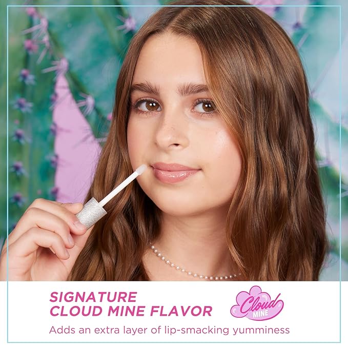 Petite 'N Pretty So Dreamy 10K Shine Lip Gloss Duo—Makeup for Girls, Kids, Tweens, Teens—High Shine, Lightweight, Made in the USA (First Freeze and Rosy Dreams)—Limited Edition