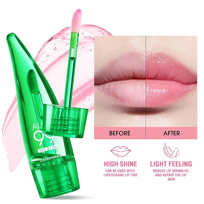 2 Pcs Aloe Vera Color Changing Lipstick Lip Changing