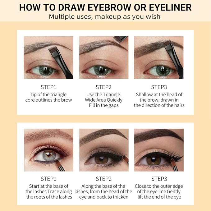 Eyebrow Pomade - Waterproof Brow Pomade for Long-lasting Results,Smudge Proof and Sweat Resistant Formula,Natural Eyebrow Makeup for All Skin Types and Tones - Espresso