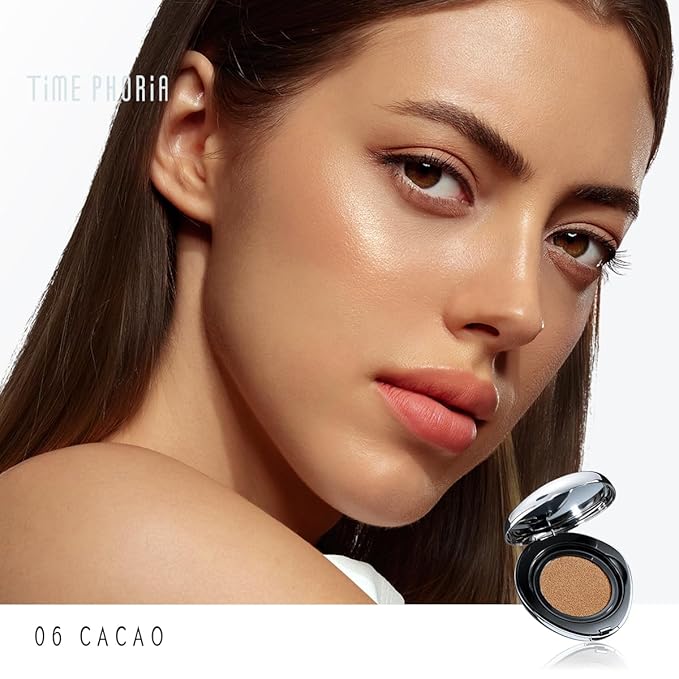 TIMELESS LUMINA MATTE PERFECTION CUSHION | Full Coverage, Weightless, Skin fit, Velvety Matte Finish, Oil-Control Waterproof Fondation, Sweatproof Flawless BB Cream CC (06 CACAO)