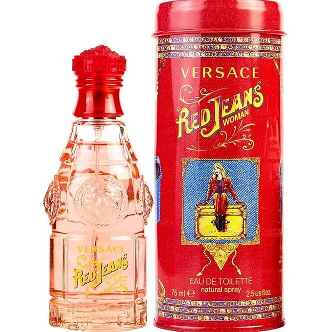 Red Jeans by Versace for Women 2.5 oz Eau de Toilette Spray