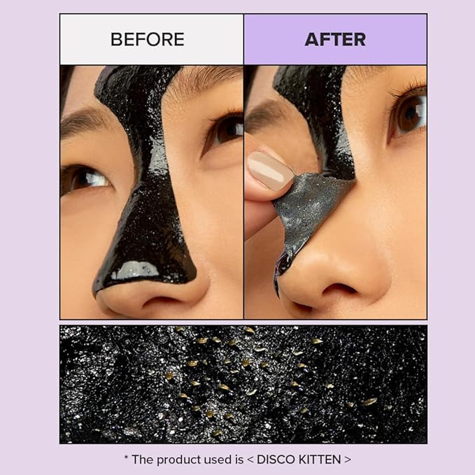 I DEW CARE Korean Wrapping Peel Off Facial Mask Set - Starry Kitten Night | Masks 3ea & Headband Gift Set, Korean Skincare, Glow Skin, Hydrating, Exfoliating, Stocking Stuffers, Travel Size, Mini Set