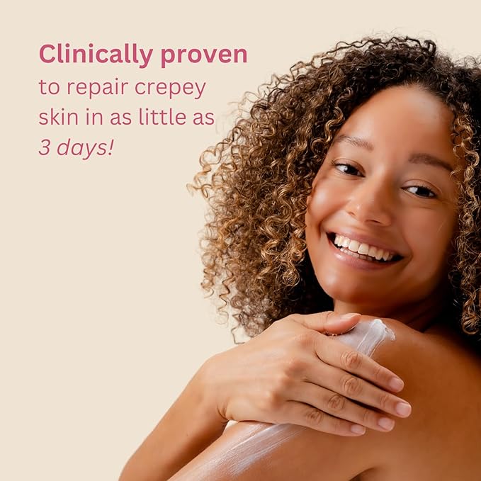 Nakery Skin Toning Body Butter for Women - Firming Body Lotion for Women - Peptide Infused Body Lotion for Crepey & Sagging Skin - Skin Firming Lotion for Neck, Arms & Legs - Dulce Vanilla