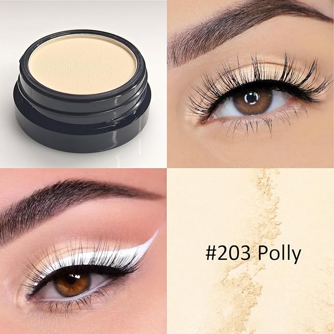 Erinde Single Beige Matte Eyeshadow Palette, High Pigment, Long Lasting, Intense Color, Neutral Nudes Naked Matte Pressed Powder Eye Shadow Palette