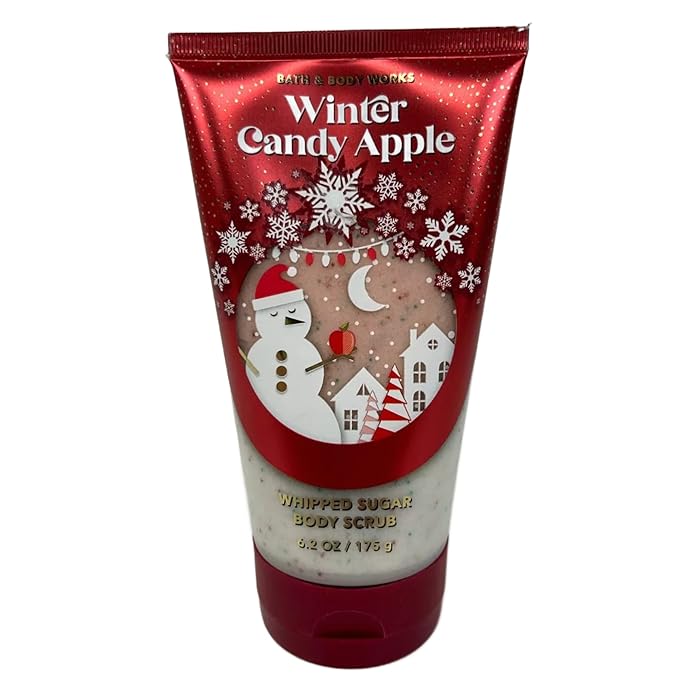 Bath and Body Works WInter Candy Apple Creamy Body Scrub 6.6 Ounce (WInter Candy Apple)