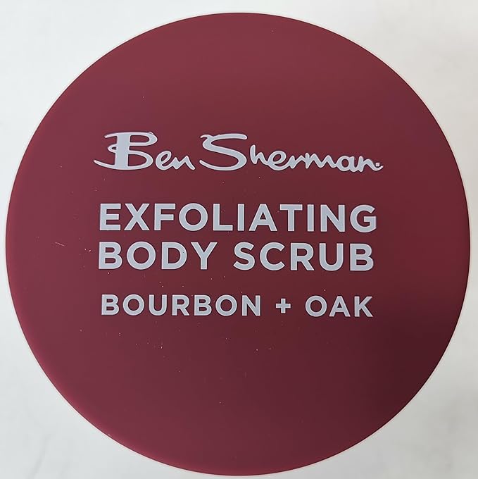 Ben Sherman Exfoliating Body Scrub For Men with Shea Butter Vitamin A and C, Moisturizing Hydrating Body Scrub for Healthy Skin