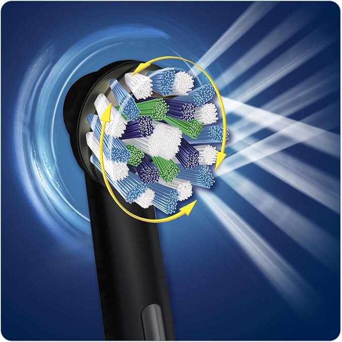 Oral-B CrossAction Toothbrush Heads - 16 Degree Bristles for Superior Cleaning