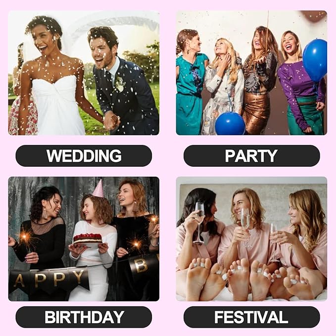 150Pcs Cat Eye Toe Nail Tips, Plauva Toe Press on Nails, 5 Colors Glossy Glitter Cat Eye Fake Nails, Soft Gel Stick On Nails for Women and Girls 15 Sizes