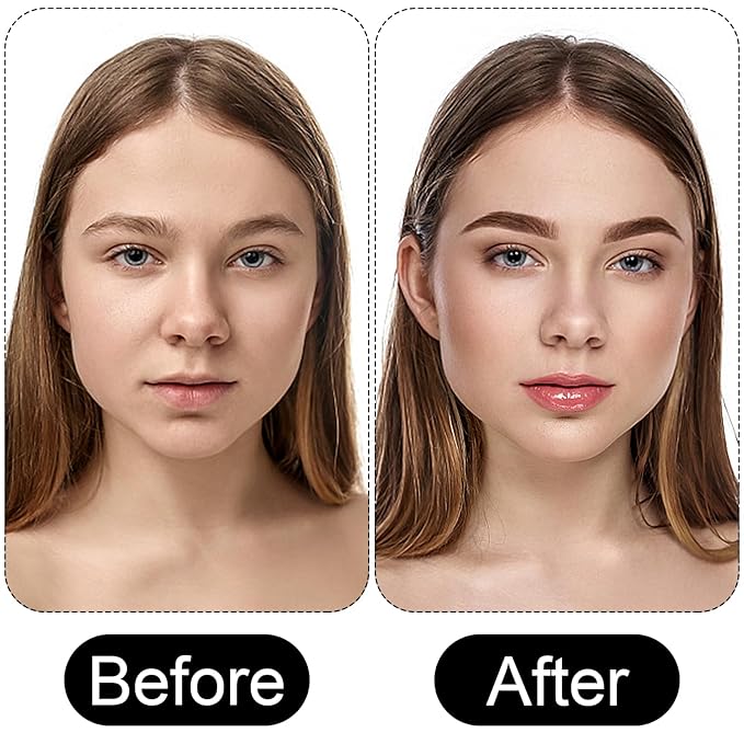 White Face Highlighter Makeup Palette, Matte Highlighters Makeup Powder, Illuminator Highlighter Powder for Cheeks, Collarbone the Nose, Long-lasting Natural Shiny 04#White