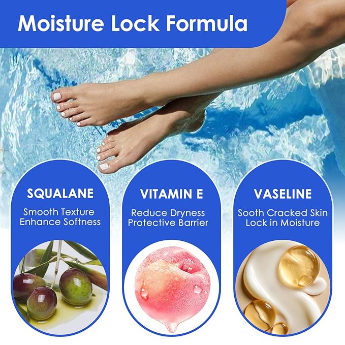 Crack Feet Prevention Stick(2Pcs) | Anti Crack Foot Cream Stick, Moisturizing Foot Balm Sticks, Heel Balm, Foot Glides, Softening and Nourishing Cream for Dry Heels