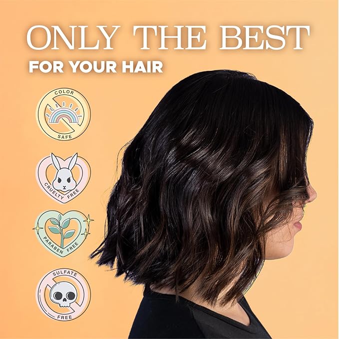 Luseta Hair Growth Shampoo with Turmeric & Collagen, Thickening Hair Volumizing for Women and Men Thinning or Oil, Color Safe for Treated Hair Sulfate and Parabens Free 33.8Oz