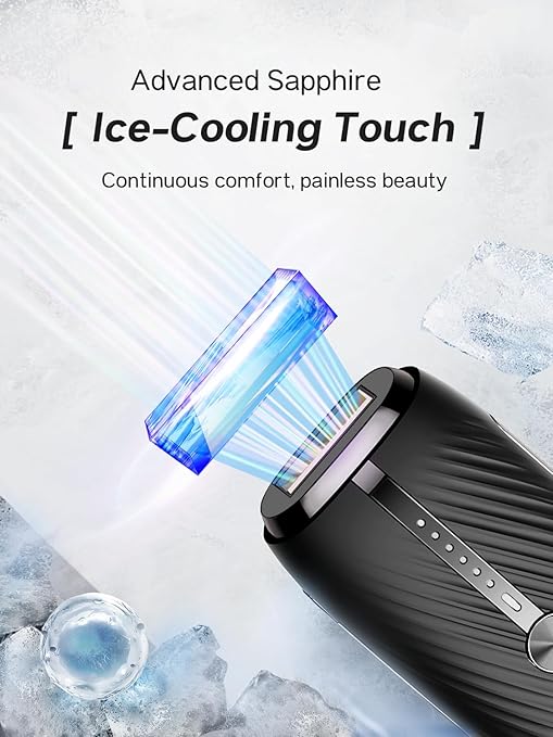 Blex Laser Hair Removal for Women and Men, IPL Hair Removal Device Effective in 2 Weeks, with Ultra-Fast 0.2s Light Emission, Comfortable and Painless, Black