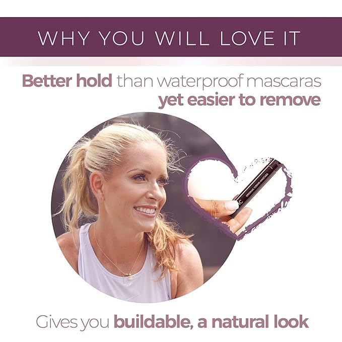 Blinc Original Tubing Mascara – Natural Tint-Like Length & Definition, Longwear, Smudge & Flake Proof, Washable, Sensitive Eyes Safe, Vegan, Cruelty-Free