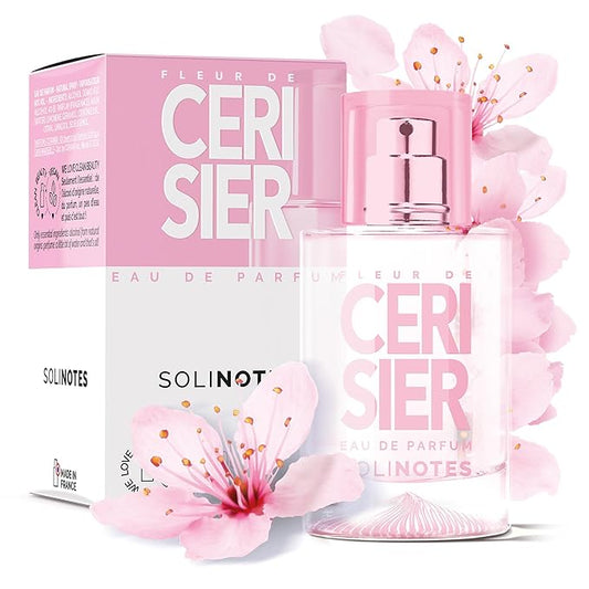 SOLINOTES Cherry Blossom Perfume for Women - Eau De Parfum | Delicate Floral and Soothing Scent - Made in France - Vegan - 1.7 fl.oz