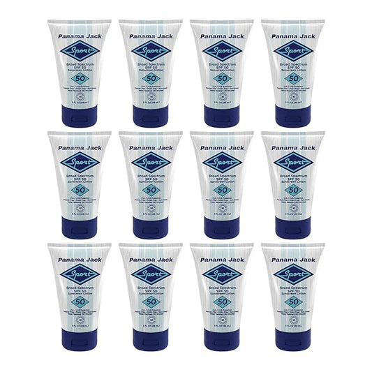Sport Sunscreen Lotion - SPF 50, Broad Spectrum UVA/UVB Protection, Non-Greasy, PABA, Paraben, Gluten & Cruelty Free, Water Resistant (80 Minutes), 3 FL OZ