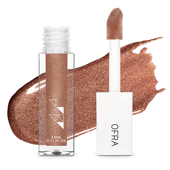 Ofra Lip Gloss - Blissful | Non Sticky, Ultra-Glossy Lip Gloss | Long Lasting Formula for a Smooth, Hydrated Finish | 3.5ml/1.1oz