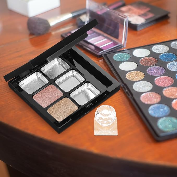 Healifty Empty Lipstick Palette Pan 6-grid Magnetic Eyeshadow