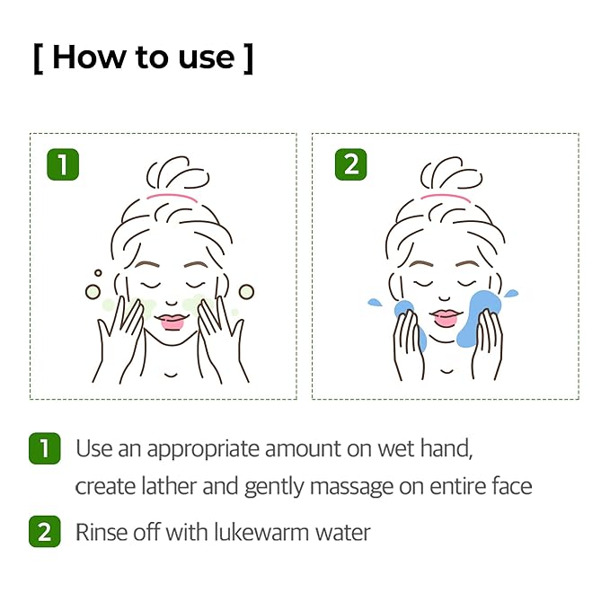 SOME BY MI Super Matcha Pore Clean Cleansing Gel - 3.38Oz, 100ml - Made from Matcha Extracts for Sensitive Skin - Mild Daily Face Wash for Pore Tightening, Sebum and Blackheads Care - Korean Skin Care