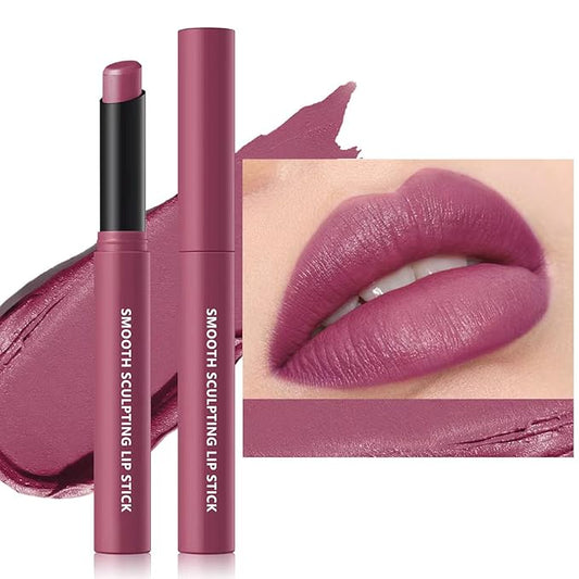 Matte Lipstick for Women Girls teen Lip Makeup Lipsticks Lip Liner Pencil Waterproof Long Lasting Hypoallergenic Highly Pigmented Quick Makeup Lightweight Portable Lip stick 9#