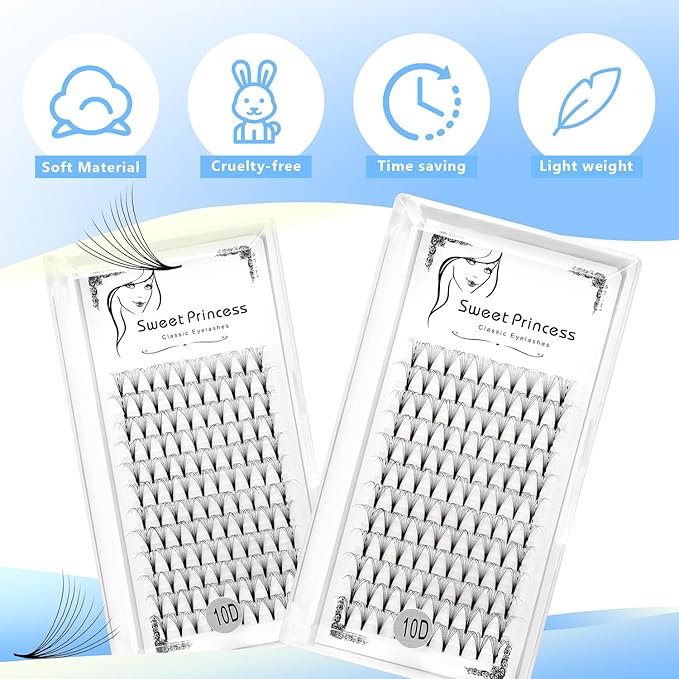 12rows,120pcs 10D Premade Volume Fans Eye Lashes Extensions Thickness 0.07mm D Curl Black Soft Individual False Eyelashes Makeup Fake Lashes Cluster 8-18mm to Choose (15MM)