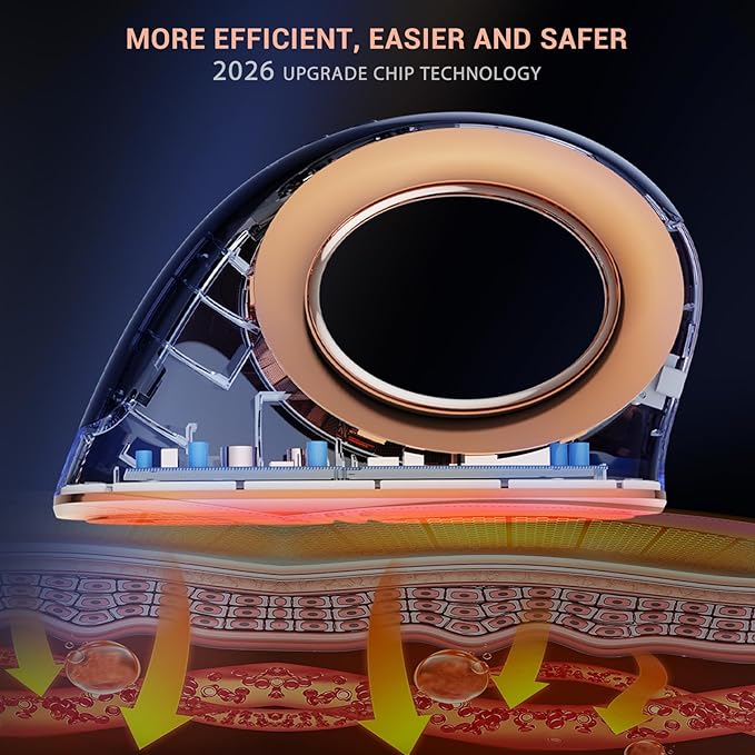 Cellulite Body Device Woman Man Radio Frequency for Woman Man Massage, Temporary Reduction in The Appearance of Cellulite (White)