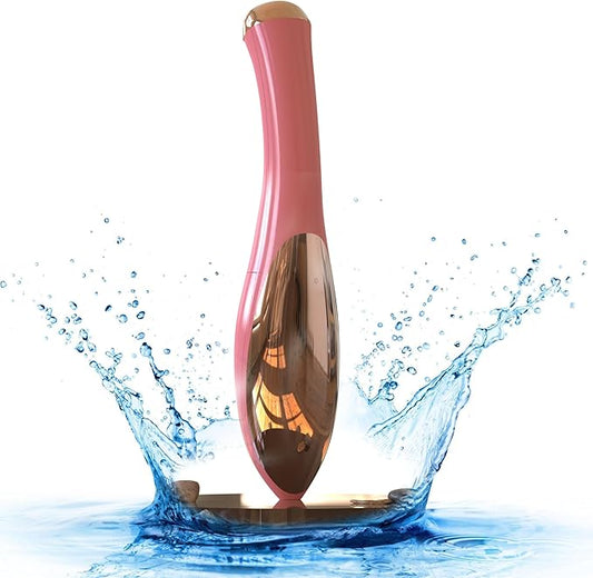 Bella Ciao Sonic Face and Eye Massager for Women, Cordless Face Massager with Cooling and Vibrating Function for Dark Circles and Under-Eye Bags, Serum and Eye-Cream Applicator, Battery-Operated Tool