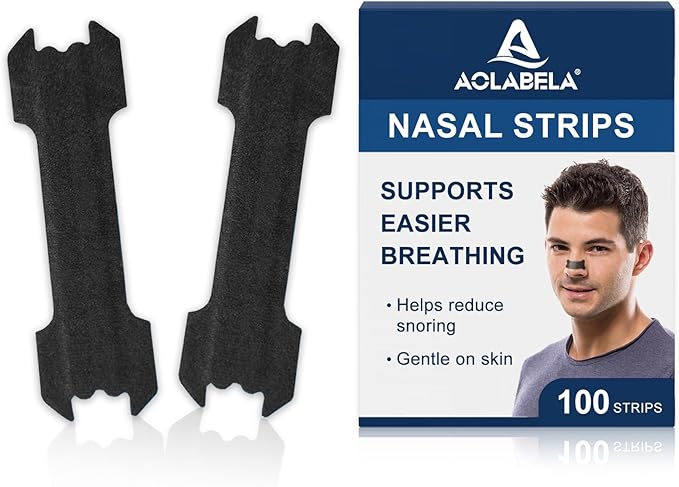 100PCS Nasal Strips for Snoring, Nose Strips for Breathing, Snore Stopper, Nasal Congestion Relief, and Better Sleep Aid