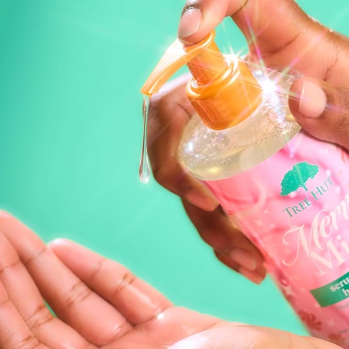Tree Hut Merry Mint Serum Infused Hand Wash, Nourish & Hydrate Hands, Strengthening Skin Care, Long-Lasting Scent, Cleanse & Lock in Moisture, Cermamides, Holiday Gift & Stocking Stuffer, 11 fl oz